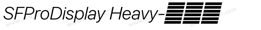 SFProDisplay Heavy字体转换